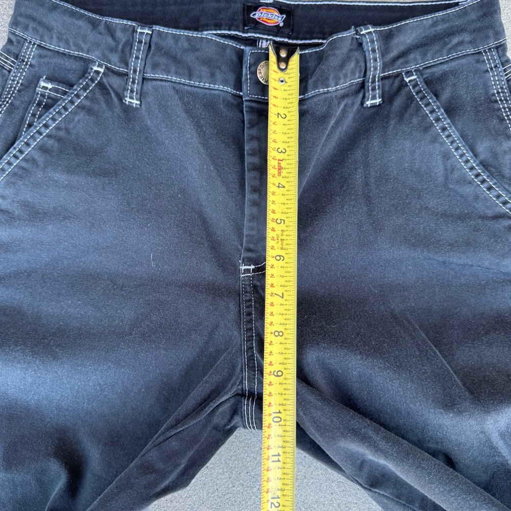 Dickies Women Black Carpenter Pants 27R - Picture 6 of 12